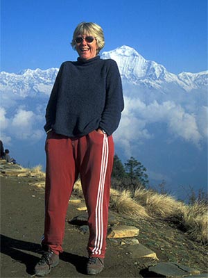 Teresa at Poon Hill