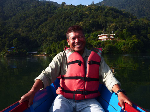 Boating in Phewa Lake