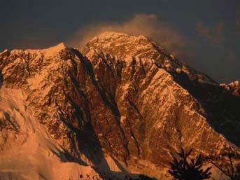 Everest – looking good at sunset