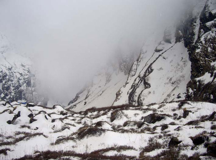 The bad weather just crept up the valley towards us at the MBC