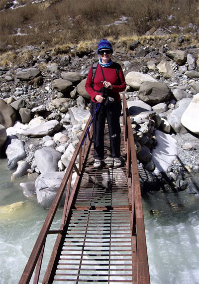 This bridge was not as securely attached as you might imagine